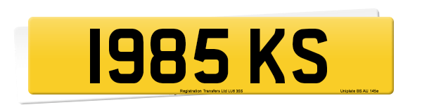 Registration number 1985 KS